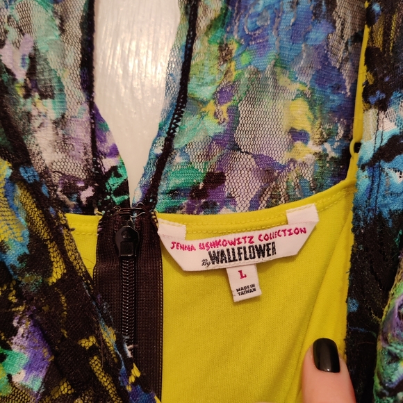 Jenna Ushkowitz Collection by Wallflower dress lrg - Picture 5 of 6